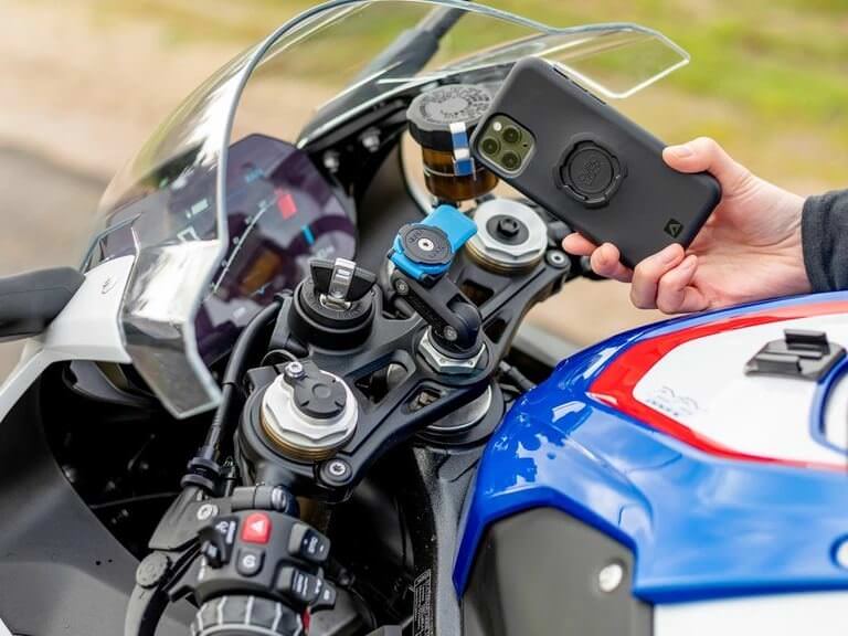 Support moto T de Fourche Quad Lock pour smartphone